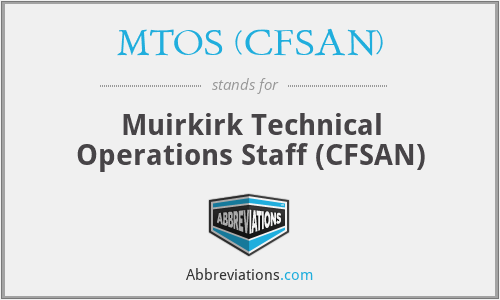 MTOS (CFSAN) - Muirkirk Technical Operations Staff (CFSAN)